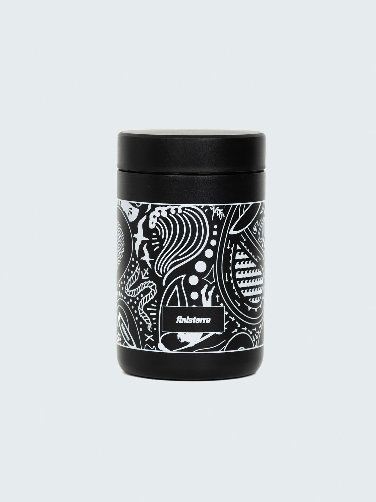 Men/Women MiiR 24oz Food Flask in Black Paisley
