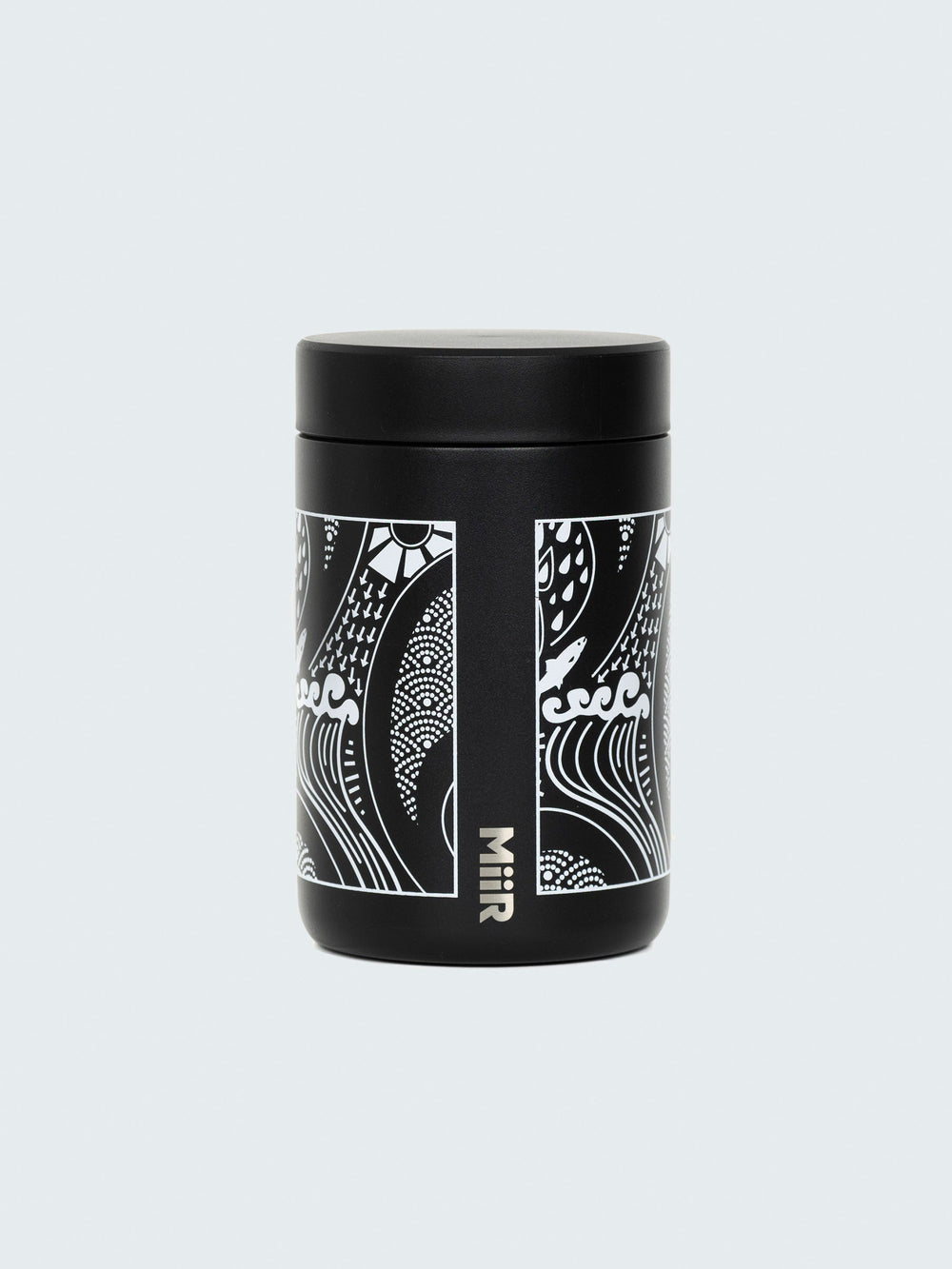 Men/Women MiiR 24oz Food Flask in Black Paisley
