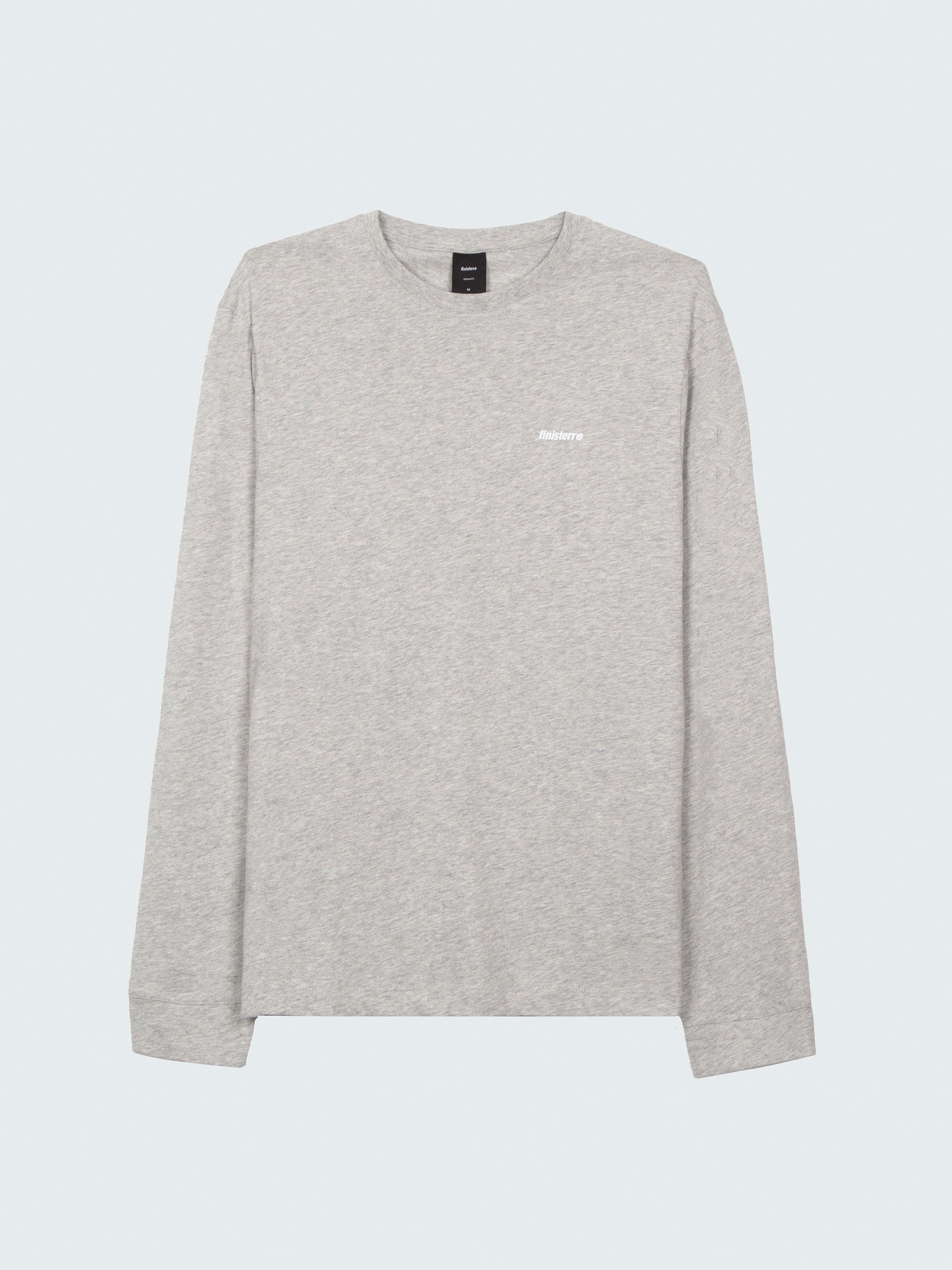 Men Harlyn Logo Long Sleeve T-Shirt in Grey Marl