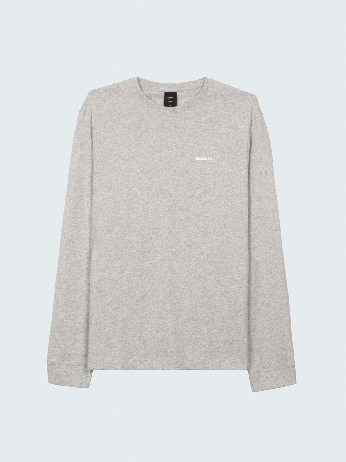 Men Harlyn Logo Long Sleeve T-Shirt in Grey Marl