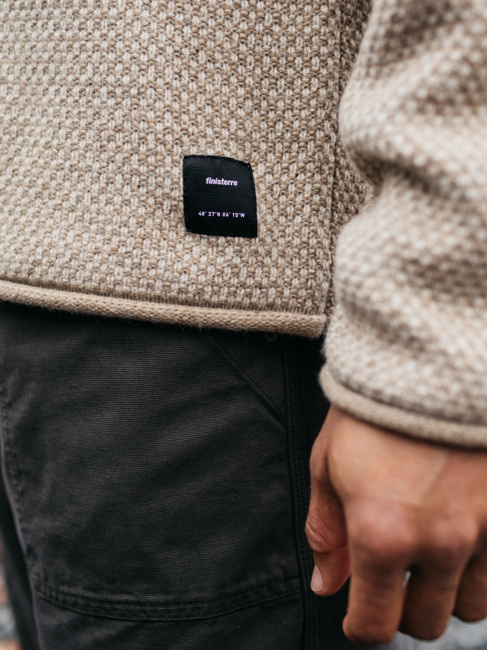 Men Barents Jumper in Oatmeal