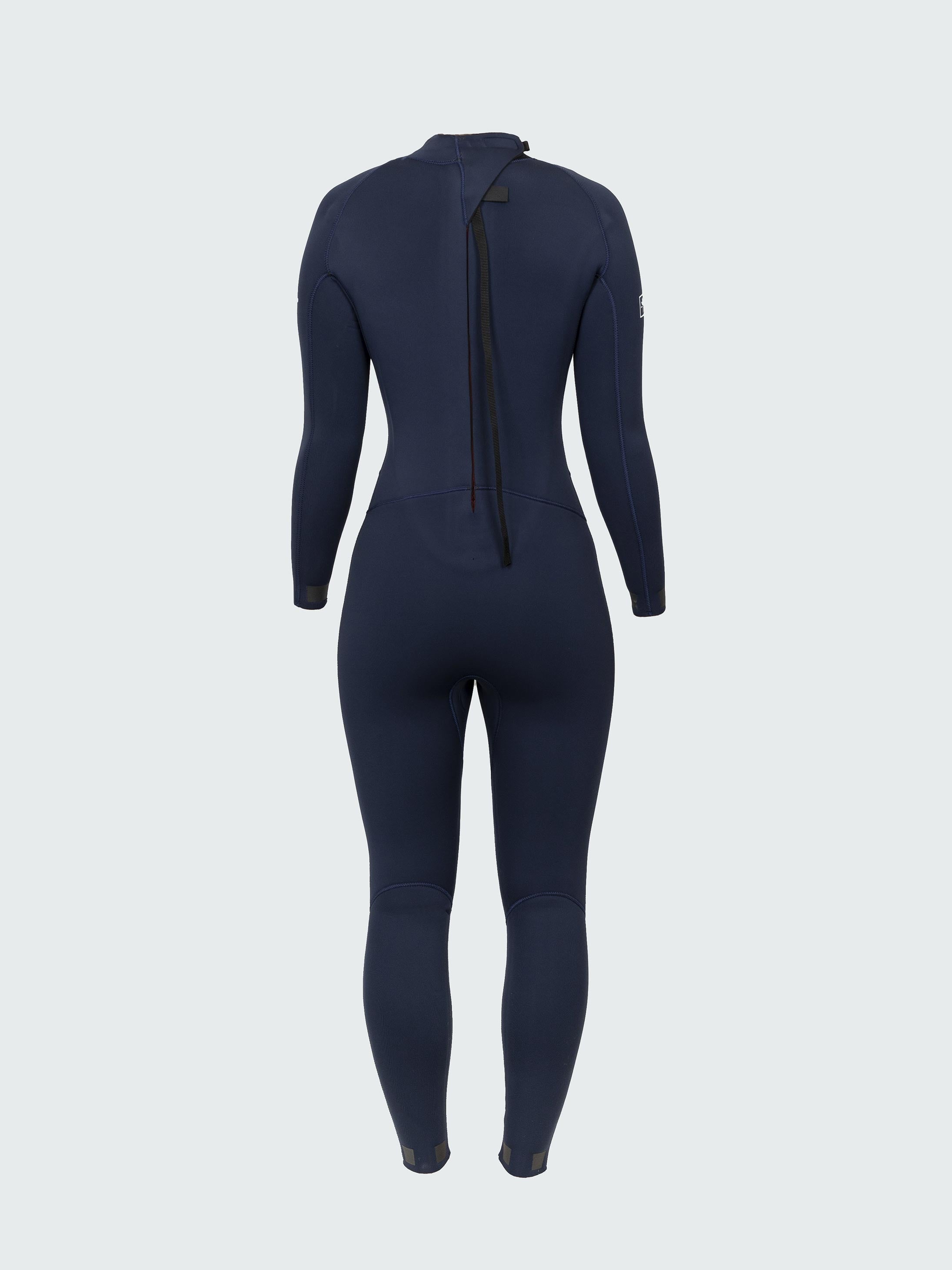 Women Blue 5.5/4.5mm Yulex® Back Zip Wetsuit - Nieuwland