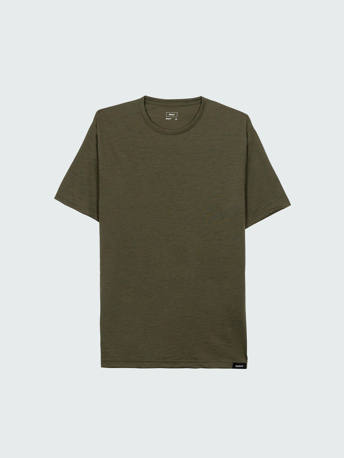 Men Merino Baselayer T-Shirt in Olive - Seeker