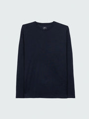Men Merino Long Sleeve Baselayer in Navy - Seeker
