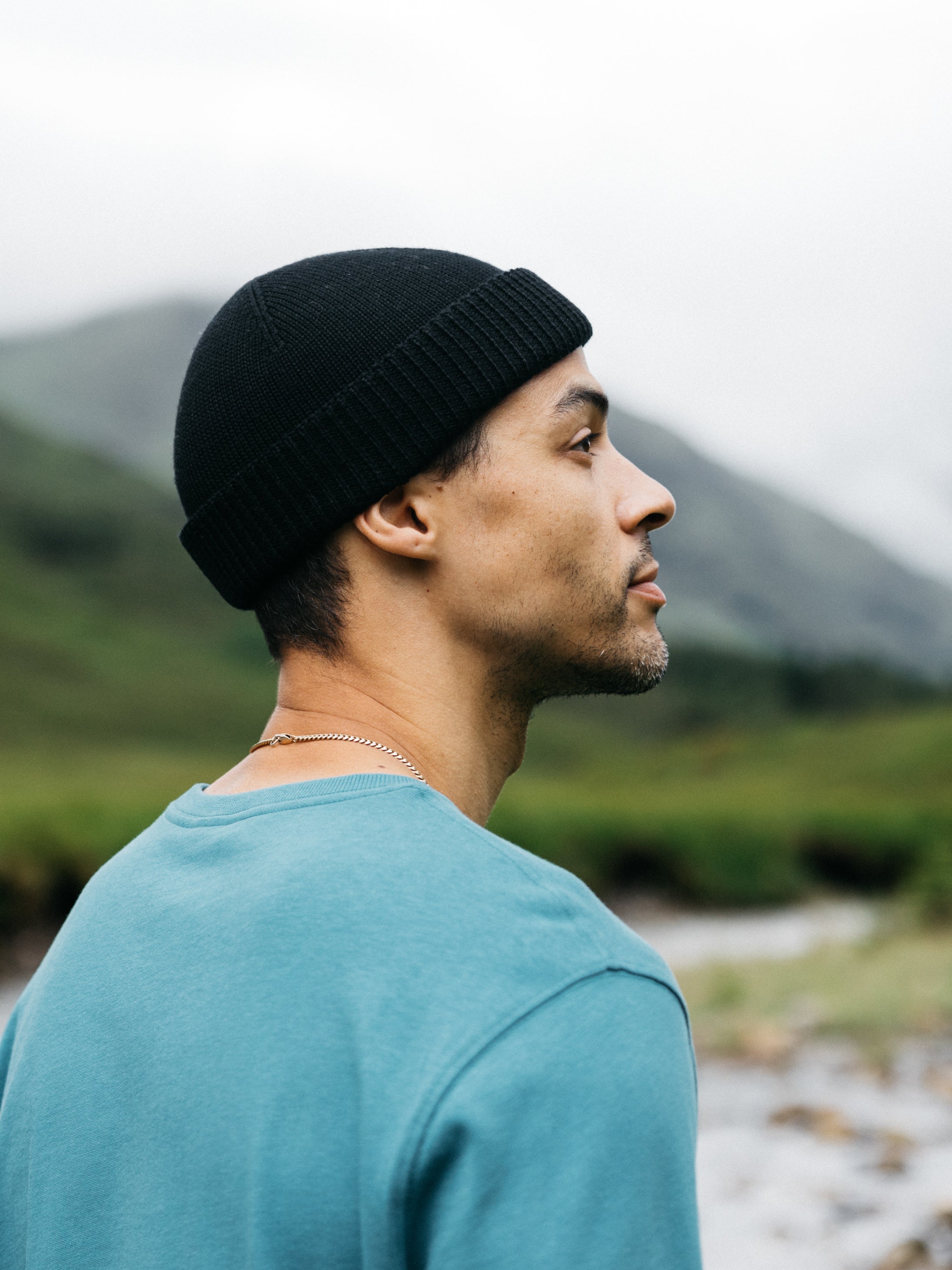 Men/Women Watchcap Beanie in Black