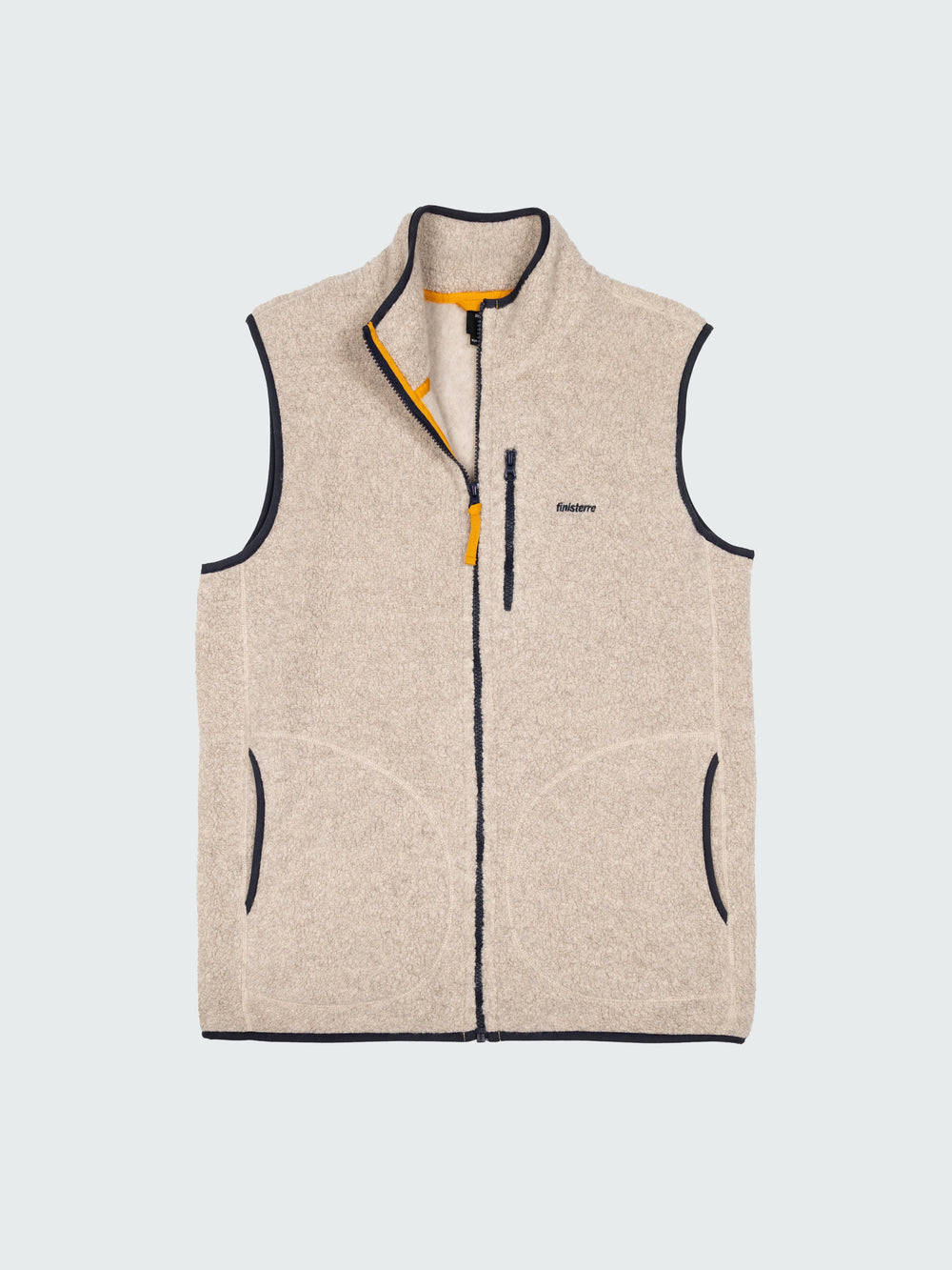 Men Recycled Wool Fleece Gilet - Hegen