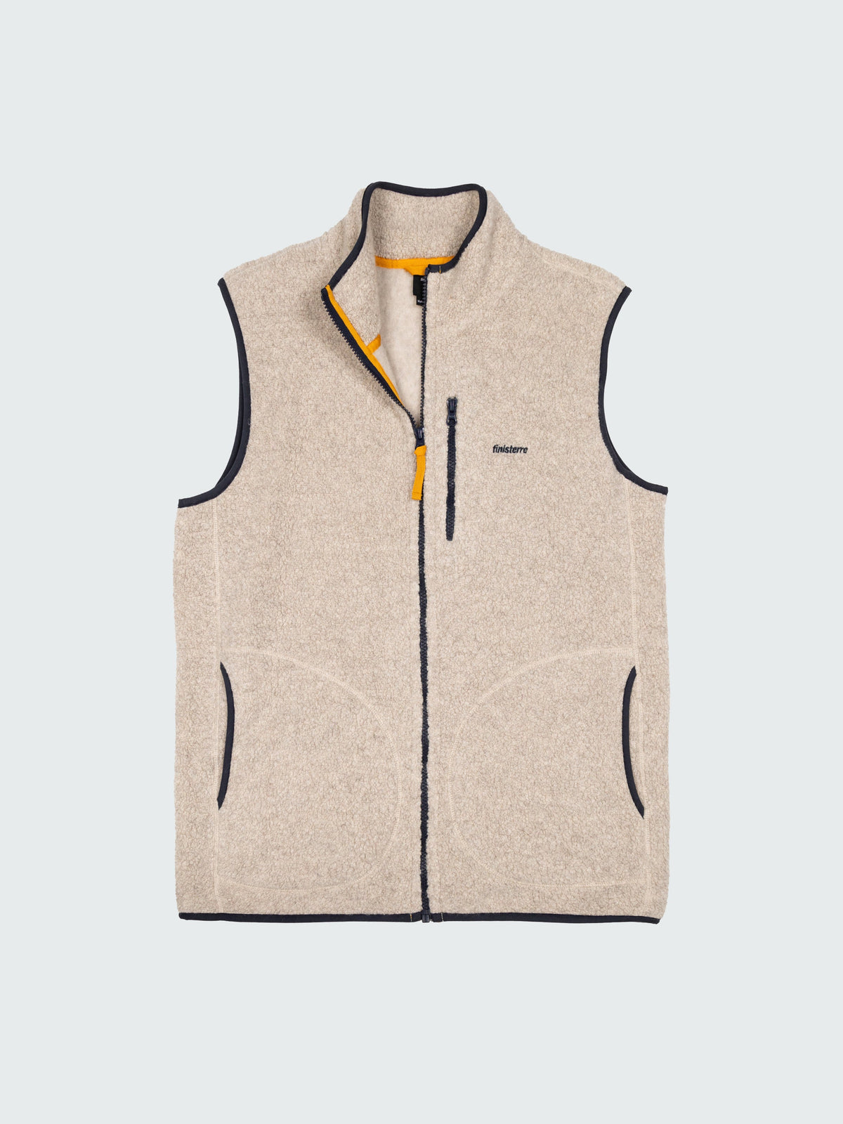 Men Recycled Wool Fleece Gilet - Hegen