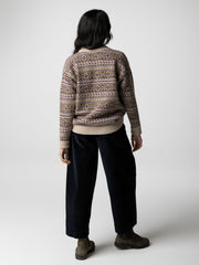 Women Wool Shetland Fair Isle Jumper