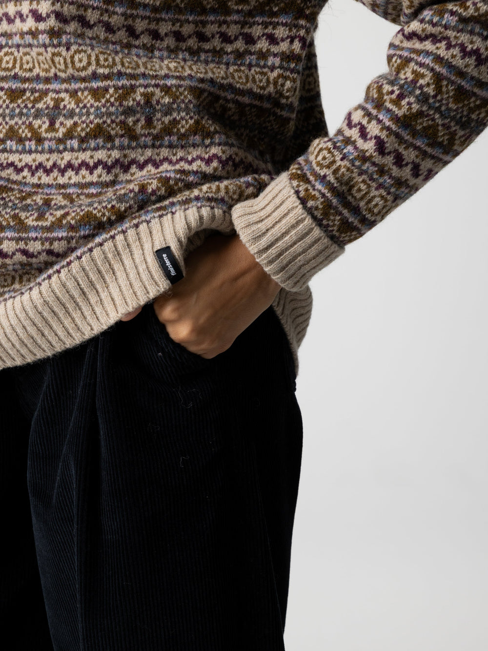 Women Wool Shetland Fair Isle Jumper