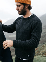 Men Barents Jumper in Raven