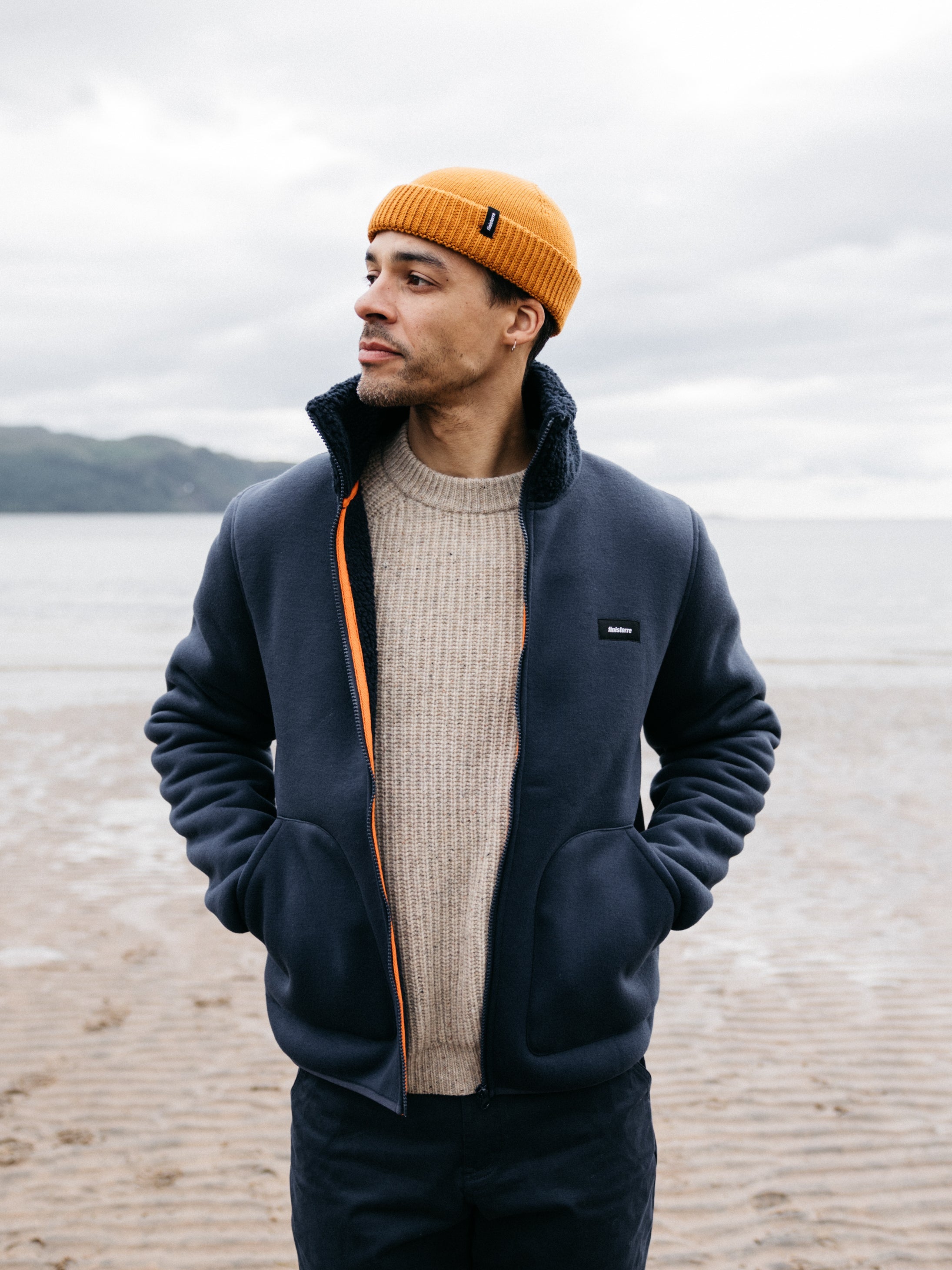 Men Goodwin Fleece in Navy